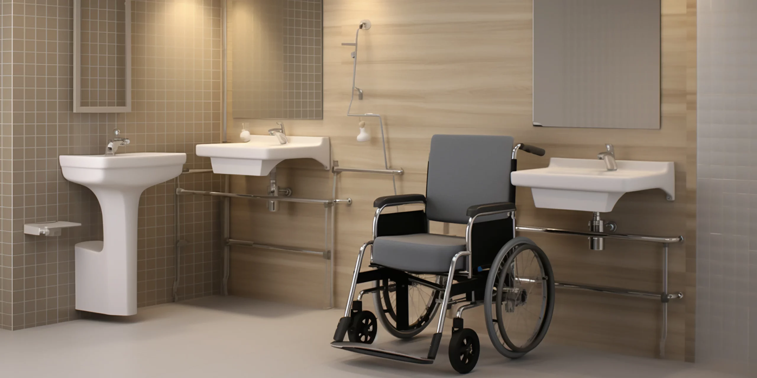 salle de bain pour personne en situation d'handicap